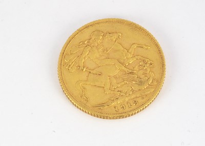 Lot 66 - A George V full gold sovereign