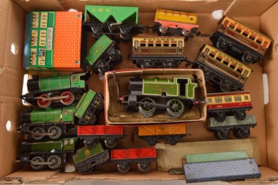 Lot 432 - Hornby 0 Gauge Post War Mixed Group of locomotives, rolling stock & track (QTY)