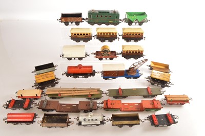 Lot 446 - Hornby / French 0 Gauge Locomotive & Rolling Stock (qty)
