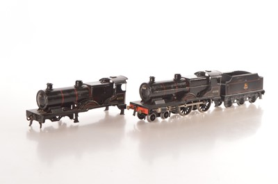Lot 463 - Bassett lowke 0 Gauge 4-4-0 Loco & Tender BR lined black 'Compound' (2)