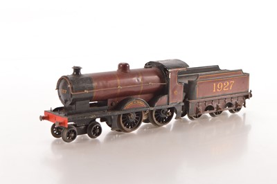 Lot 464 - Bassett Lowke 0 Gauge 4-4-0 Loco & Tender lined maroon 'Duke of York'
