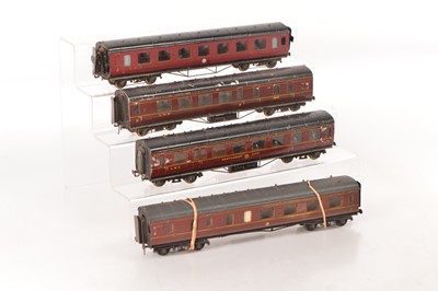 Lot 467 - Exley 0 Gauge LMS coaches (4)