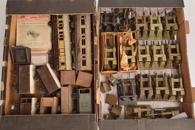 Lot 469 - Bassett Lowke/Milbro/Bing 0 Gauge Rolling stock and Accessories (35plus)