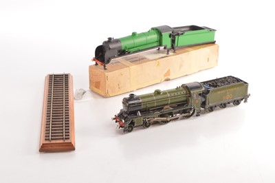 Lot 484 - Scratch/Kitbuilt 0 Gauge pair of Steam outline Locomotives (2)