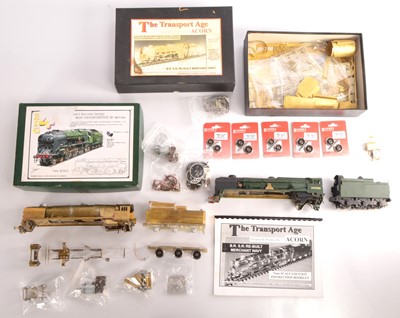 Lot 498 - Acorn 0 Gauge Finescale Part built Bullied Pacific Locomotives (2)