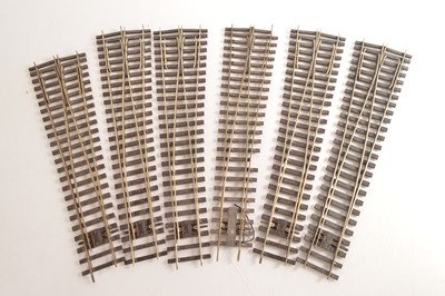 Lot 504 - Peco 0 Gauge Left & Right Hand Points (6)