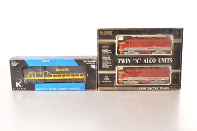 Lot 506 - K-Line modern issue 0 Gauge pair of Diesel Locomotives (2)