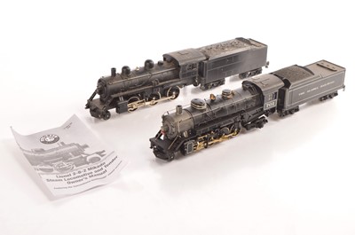 Lot 511 - Lionel/MTH 0 gauge modern issue pair of 3-rail electric Steam outline Locomotives (2)