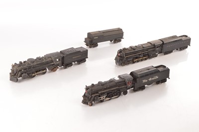 Lot 513 - Lionel/Marx 0 Gauge steam outline 3-rail electric Locomotives (4)
