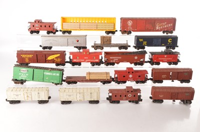 Lot 518 - Lionel/ K-Line / Scratch built and other manufacturers 0 Gauge Freight cars (18)