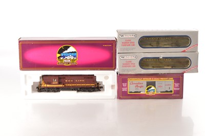 Lot 519 - MTH/William 0 Gauge modern issue Locomotive and Rolling stock (4)