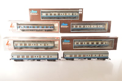 Lot 537 - Lima 0 gauge Mark 1 coaches in BR blue/grey (7)