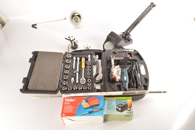 Lot 543 - Drills Lights and tools (6)