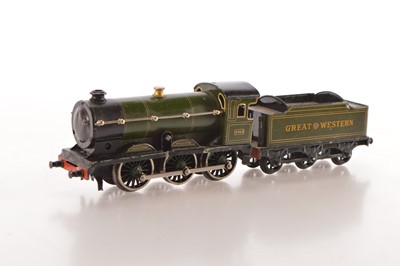 Lot 548 - Bing 0 Gauge 0-6-0 Loco & Tender GWR lined green