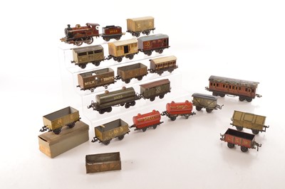 Lot 551 - Bing 0 Gauge Locomotive and rolling stock (18)