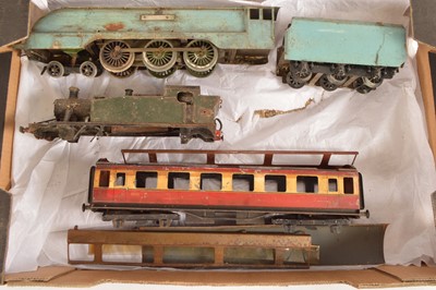 Lot 553 - Scratch and Commercially built 0 Gauge Locomotives and rolling stock (3)