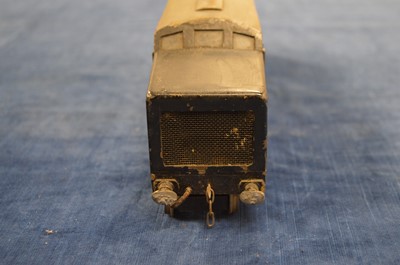 Lot 555 - Scratch built course scale 0 Gauge 4-8-4 Experimental Diesel Locomotive BR black known as the 'The Fell Diesel' Locomotive