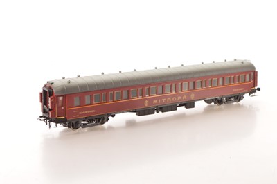 Lot 564 - 0 Gauge Elletren Mitropa Schlafwagen 055-015 (Sleeping Car) 