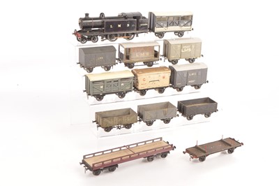 Lot 594 - Leeds/ Milbro/Scratch built 0 Gauge Locomotive and Rolling stock (13)
