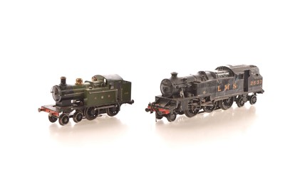 Lot 601 - A pair of Kit/Scratch built 0 Gauge Tank Locomotives LMS Stanier 4P 2-6-4T 2537 & Freelance 4-4-0T (2) 