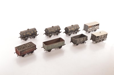 Lot 609 - Scratch /Kit built Gauge 1 Goods wagons (8)