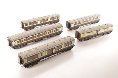 Lot 610 - Scratch /Kit built Gauge 1 group of LNWR Passenger coaches (5)