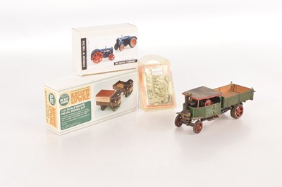 Lot 614 - 0 Gauge 1:43 Scale Bassett Lowke, The Model Company Kits & Scratchbuilt Foden Steam Wagon (4) 
