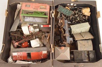 Lot 616 - Gauge 1 Kit/Scratchbuilt/ commercial spares & lineside accessories (qty) 