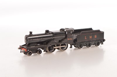 Lot 622 - Bassett Lowke 0 Gauge 4-4-0 Loco & Tender LMS black class 2P