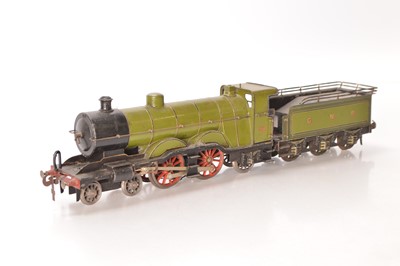 Lot 628 - Bing/Carette or similar Gauge 1 4-4-2 Loco & Tender GNR (Great Northern Railway) lined green 'Atlantic'