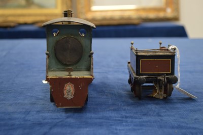 Lot 631 - Carette Gauge 1 4-4-0 Loco & Tender lined brown