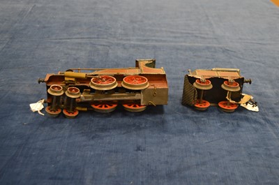 Lot 631 - Carette Gauge 1 4-4-0 Loco & Tender lined brown