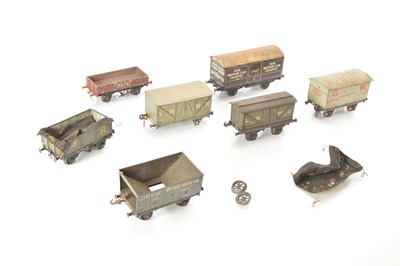 Lot 642 - Carette and other commercial manufacturers Gauge 1 Goods wagons (7)