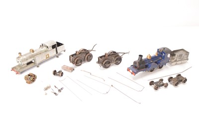 Lot 646 - Bing and other commercial manufacturers Gauge 1 Locomotives and parts (Qty)