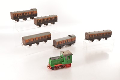 Lot 652 - LGB and Scratch built G Gauge Locomotive and rolling stock (6)