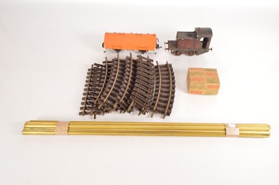 Lot 654 - LGB G Gauge Freight car, Track and scratch built Locomotive (52)