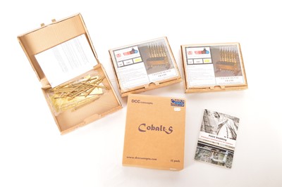 Lot 670 - MSE/Cobalts group of lever frames and other control kits (4)
