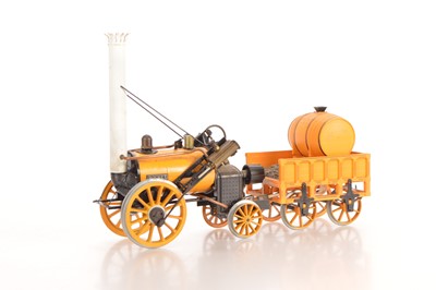 Lot 675 - Hornby Railways  3 1/2" Inch Gauge G100 Stephenson's Rocket 0-2-2 Locomotive & Tender