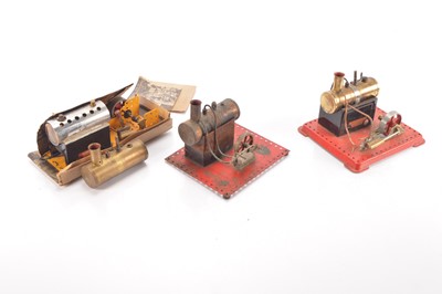 Lot 681 - Mamod live steam Stationary Engines (4)