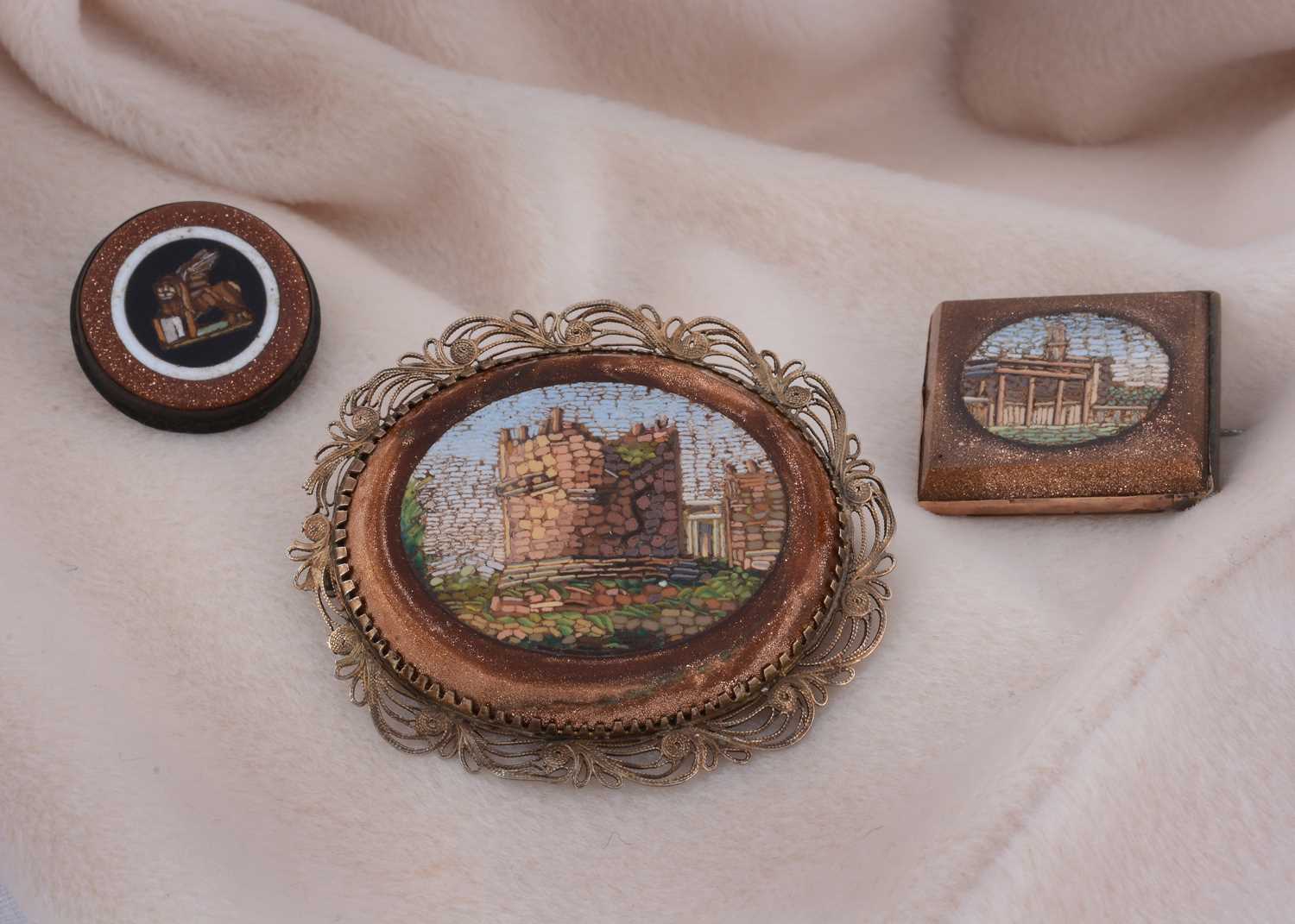 Lot 2 - A 19th Century Italian micro mosaic panel