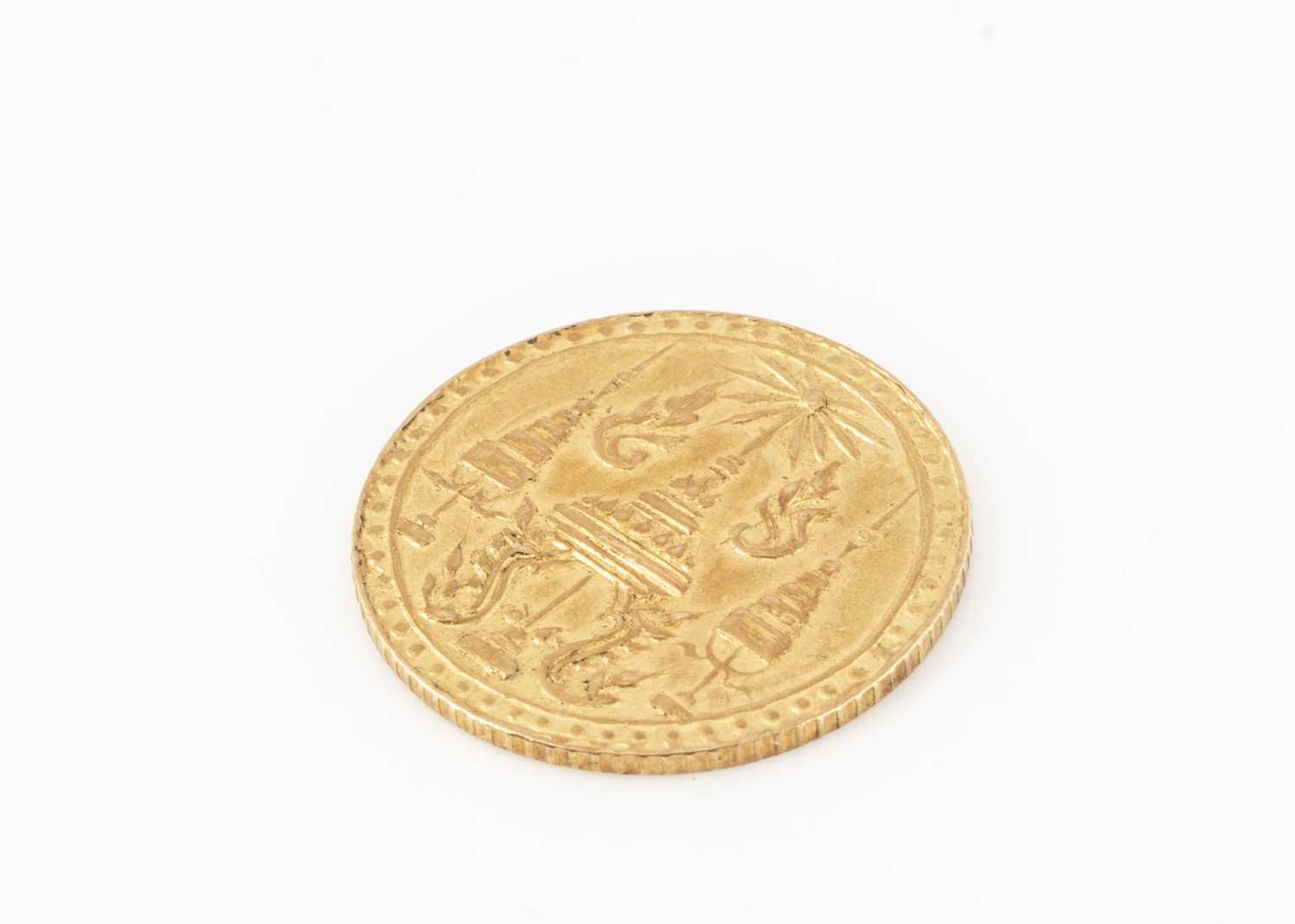 Lot 97 - A small gold coin from Thailand
