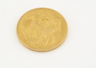 Lot 106 - A Victorian style Gold coin