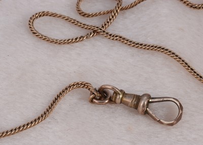 Lot 179 - A 9ct gold fine link chain