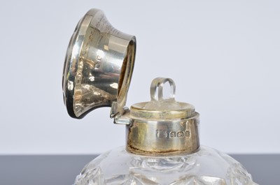 Lot 233 - An Art Deco silver and enamelled dressing table set by B.B.S Ltd