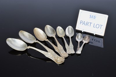 Lot 237 - A first half 20th century America part canteen of cutlery