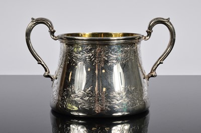 Lot 272 - A Victorian silver large sugar basin from Garrard & Co