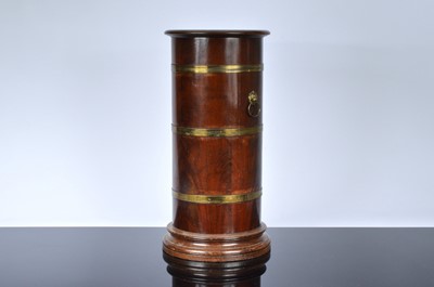 Lot 399 - A late Victorian mahogany umbrella stand