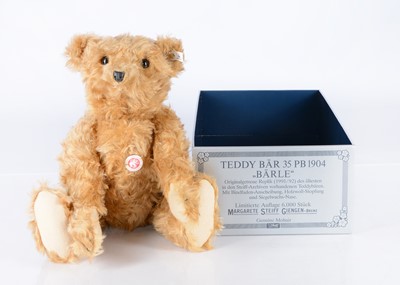 Lot 6 - A Steiff limited edition 35PB Barle replica 1904 teddy bear