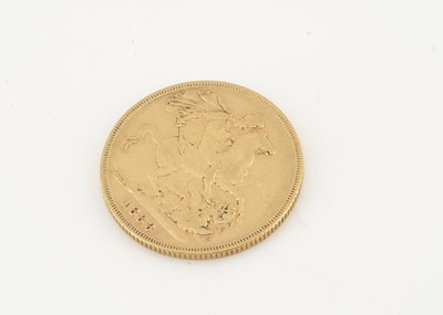Lot 134 - A Victorian full gold sovereign