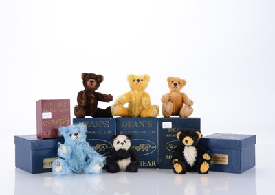 Lot 32 - Five Dean's Rag Book Mini Bear teddy bears